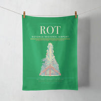 Thumbnail for Rotorua Regional Airport (ROT) design on green towel