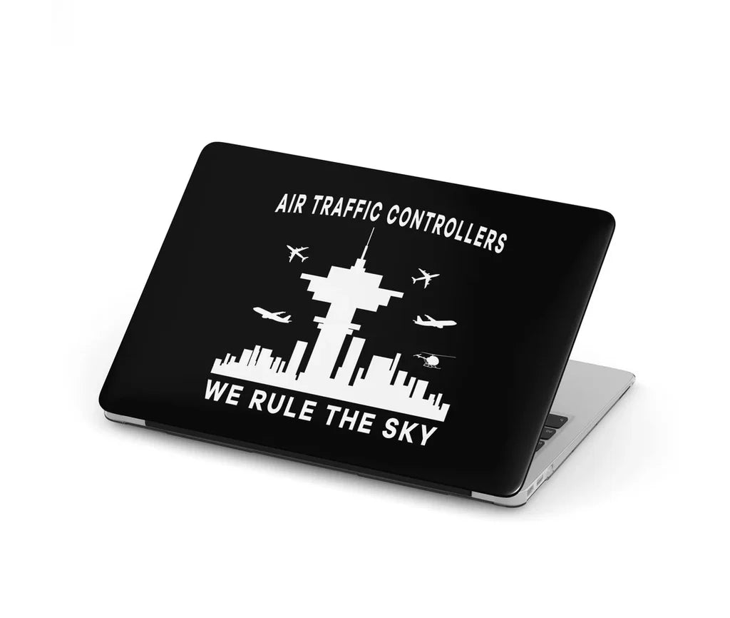 Air Traffic Controllers - We Rule The Sky aviation print MacBook case, fits MacBook.