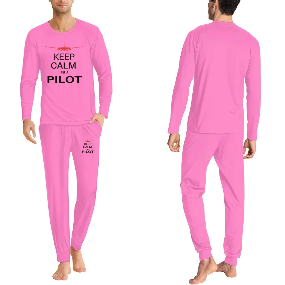 Pilot (777 Silhouette) men pajamas - Pink