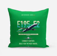 Thumbnail for Embraer E195-E2 design on green pillow