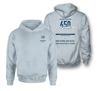 Thumbnail for Cessna Citation 650 - Citation III design on light blue double-side hoodie, double-side print