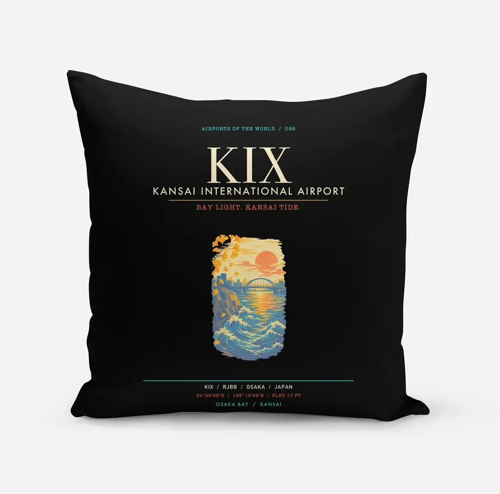 Osaka Kansai International Airport KIX - Black