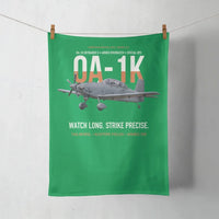 Thumbnail for OA-1K Skyraider II Armed Overwatch design on green towel