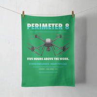 Thumbnail for Skyfront Perimeter 8 design on green towel