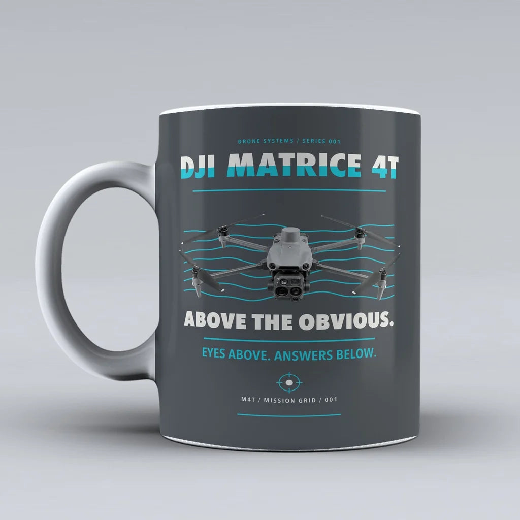Matrice 4T Mug design on gray dji