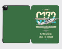Thumbnail for Cessna 172 Skyhawk design on green ipad tablet case