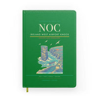 Thumbnail for Ireland West Airport Knock (NOC) design on green notebook