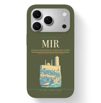 Thumbnail for Monastir Airport (MIR) design on green army iPhone 17 Pro MagSafe case