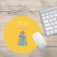 Thumbnail for Podgorica Airport TGD Mouse-Pad Round - Yellow
