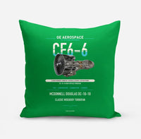 Thumbnail for CF6-6 design on green pillow
