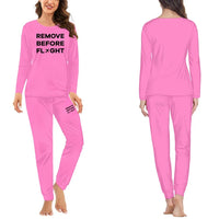 Thumbnail for Remove Before Flight women pajamas - Pink