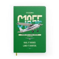 Thumbnail for Cessna A185F Skywagon design on green notebook