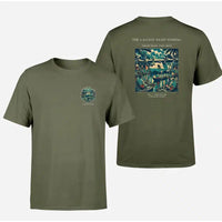 Thumbnail for VINTAGE G4407 - The Lagoon Night Fishing - Double-Side T-Shirt design on greenarmy double side t shirt