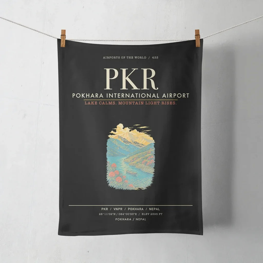 Pokhara International Airport PKR - Black