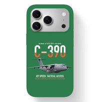Thumbnail for C-390 Millennium design on green magsafe iphone case, for iPhone 17 Pro