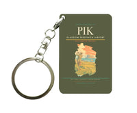 Thumbnail for Glasgow Prestwick Airport (PIK) design on green army key chain