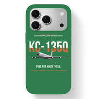 Thumbnail for KC-135Q Blackbird Tanker design on green magsafe iphone case, for iPhone 17 Pro