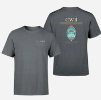 Thumbnail for Afonso Pena International Airport (CWB) design printed on gray double-side t-shirt