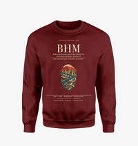 Thumbnail for Birmingham-Shuttlesworth International Airport (BHM) design on wine red sweatshirt