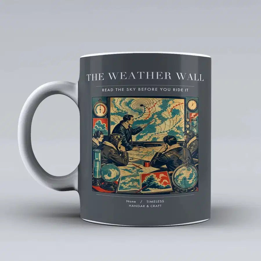 VINTAGE G4141 - The Weather Wall - Ceramic Mug design on gray