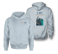 Thumbnail for Klamath Falls Airport (LMT) design on light blue double-side hoodie