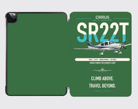 Thumbnail for Cirrus SR22T design on green ipad tablet case