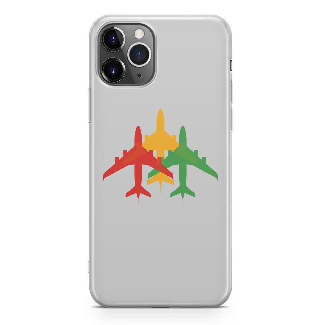 Colourful 3 Airplanes iPhone Case - view 8