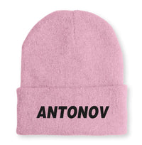 Thumbnail for Antonov & Text Embroidered Beanie - view 8