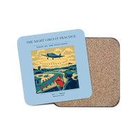 Thumbnail for The Night Circuit Practice - Designed Coasters design on light blue 1-piece