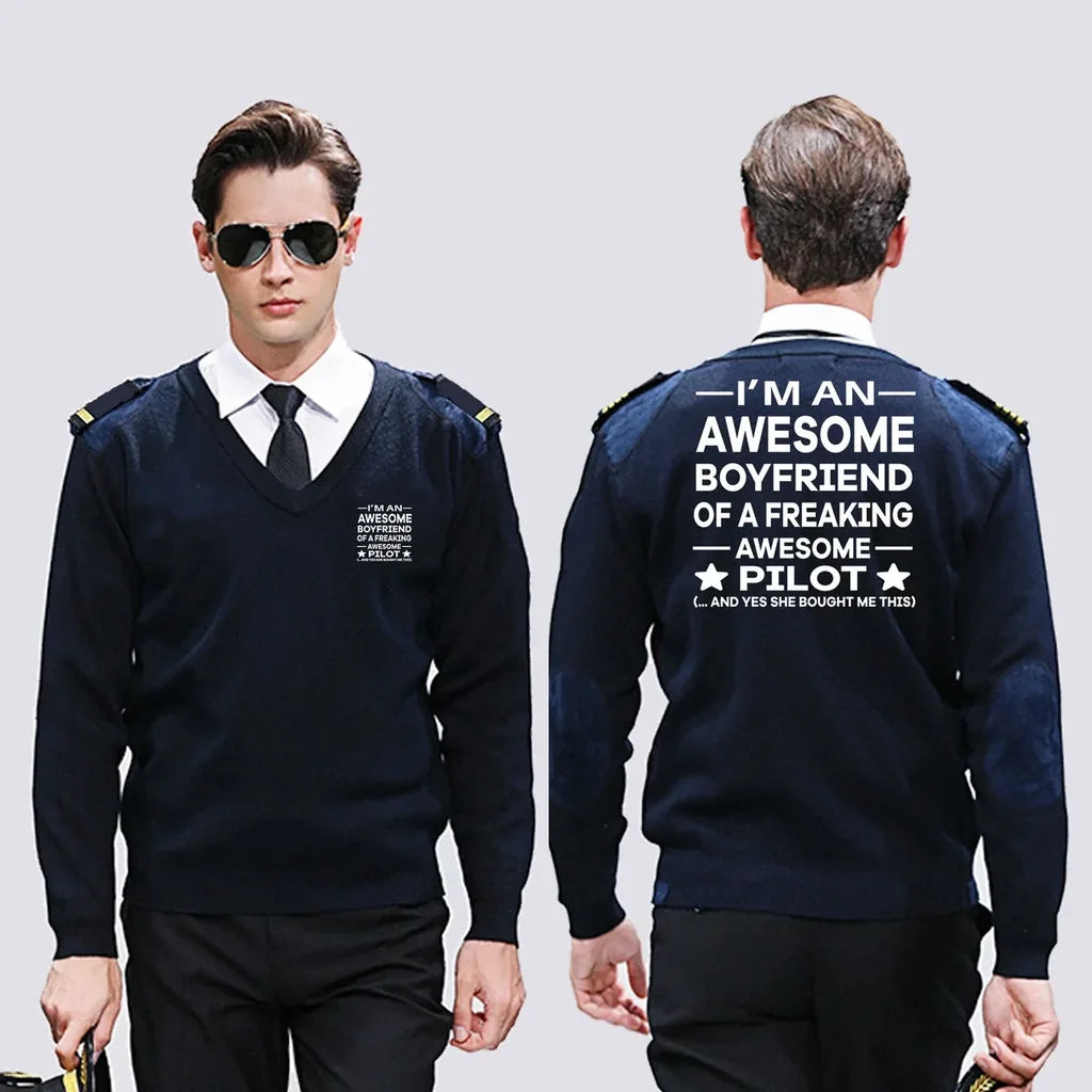 Customisable I am an Awesome Boyfriend Sweater - view 8