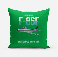 Thumbnail for F-86F Sabre design on green pillow