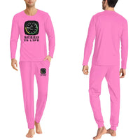 Thumbnail for Speed Is Life men pajamas - Pink