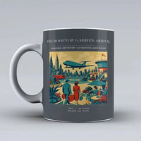 Thumbnail for VINTAGE G4371 - The Rooftop Garden Arrival - Ceramic Mug design on gray