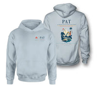 Thumbnail for Jay Prakash Narayan International Airport (PAT) design on light blue double-side hoodie