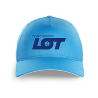 Thumbnail for LOT Polish Airlines logo printed on light blue cap