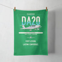 Thumbnail for Diamond DA20 design on green towel