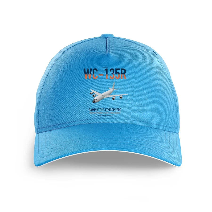 WC-135R Constant Phoenix design on light blue printed hat