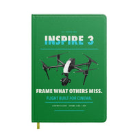 Thumbnail for DJI Inspire 3 design on green notebook