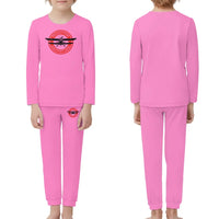 Thumbnail for Ready for Departure children pajamas - Pink