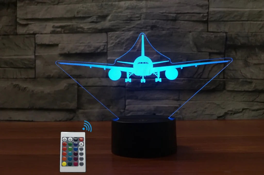 Customisable Boeing 777 3D Lamp - view 10