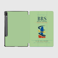 Thumbnail for Bristol Airport (BRS) design on light green samsung tablet tablet case