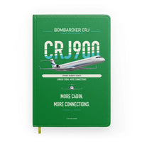 Thumbnail for Bombardier CRJ900 design on green notebook