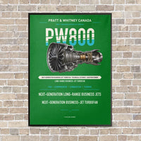 Thumbnail for PW800 vertical canvas print - framed - green background