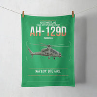 Thumbnail for AgustaWestland AH-129D Mangusta design on green towel