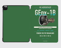 Thumbnail for GEnx-1B design on green ipad tablet case