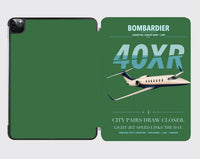 Thumbnail for Bombardier Learjet 40XR design on green ipad tablet case