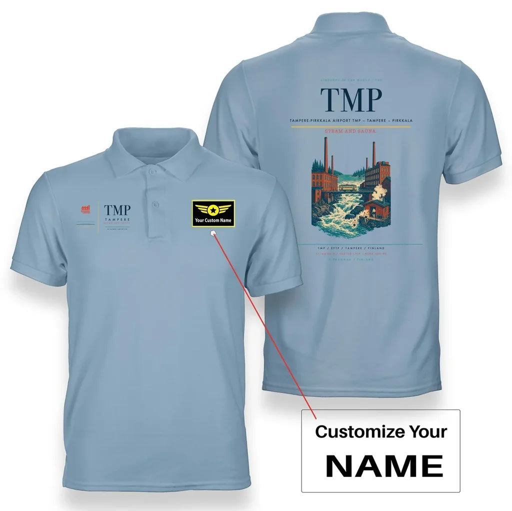 Tampere-Pirkkala Airport TMP — Tampere – Pirkkala Light Blue+Name