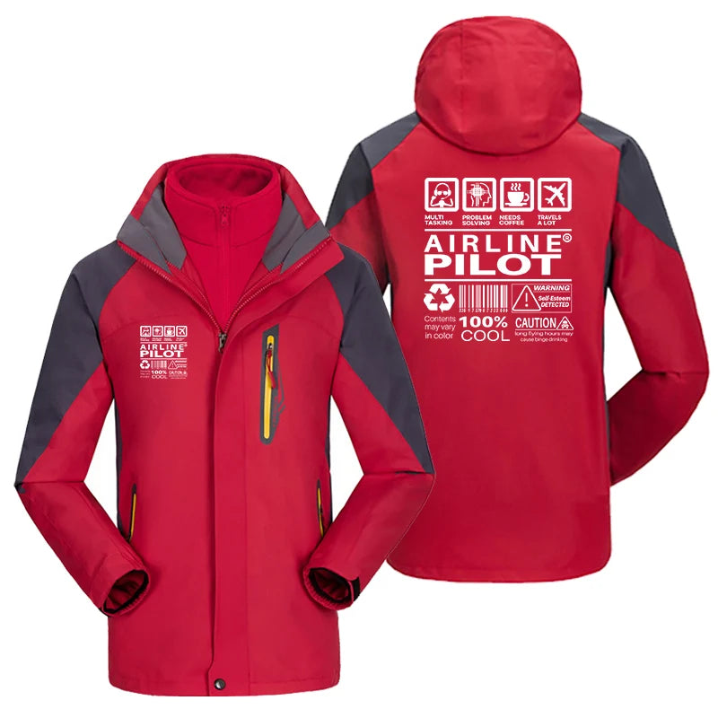 Airline Pilot Label Ski Jacket - view 8