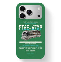 Thumbnail for PT6E-67XP Case design on green iphone case