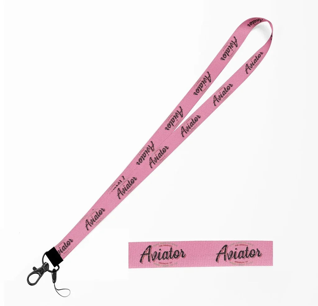 Aviator - Dont Make Me Walk lanyard - pink